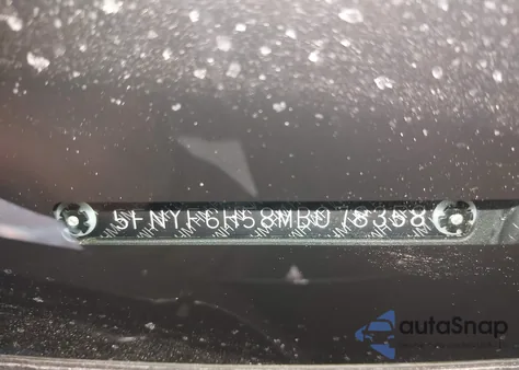 2021 Honda Pilot Awd Ex-L from USA, damaged, VIN 5FNYF6H58MB078358